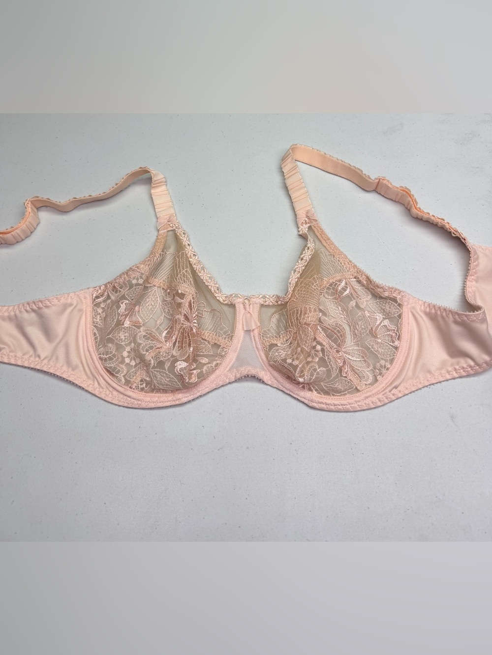 Empreinte Agathe Full Cup Underwire Bra 36C Ivory Embroidered NWOT *P1067